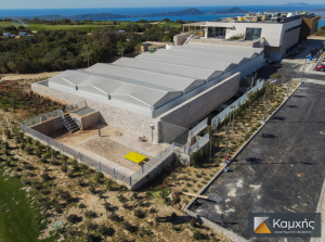 Tensile membrane roof @ The Hills Course, Costa Navarino