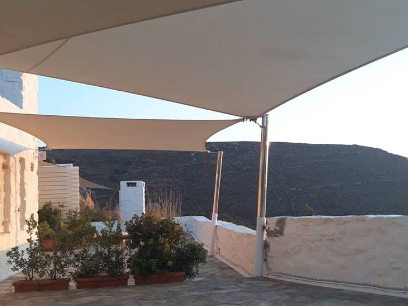 Sun-Sails 'All Season' @ private house, Amorgos