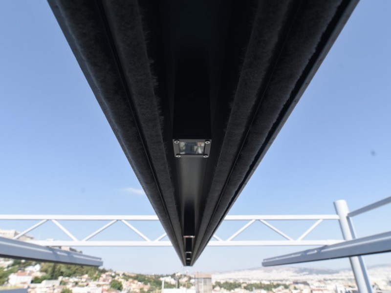 Folding-roof pergola systems @ Centrale Hotel, Syntagma, Athens