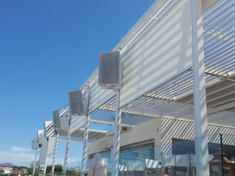 Zipline vertical systems @ Nikki Beach Hotel, Porto Heli