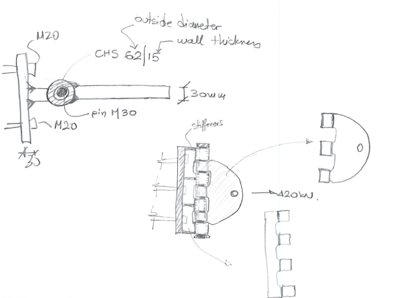 8-corner architectural membrane @ Private house, Milos