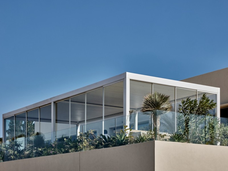 Louvered roof pergola @ Private house, Elgouna Egypt 