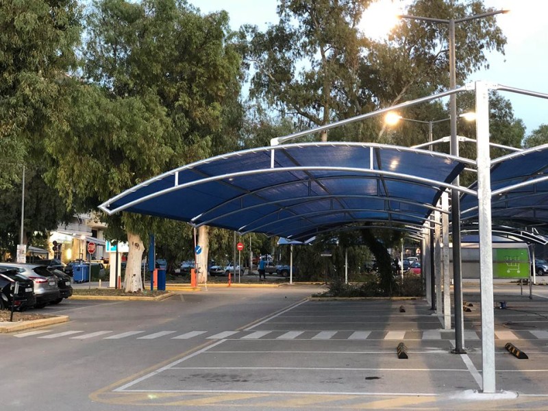 Car-park shades @ My Market, Patra