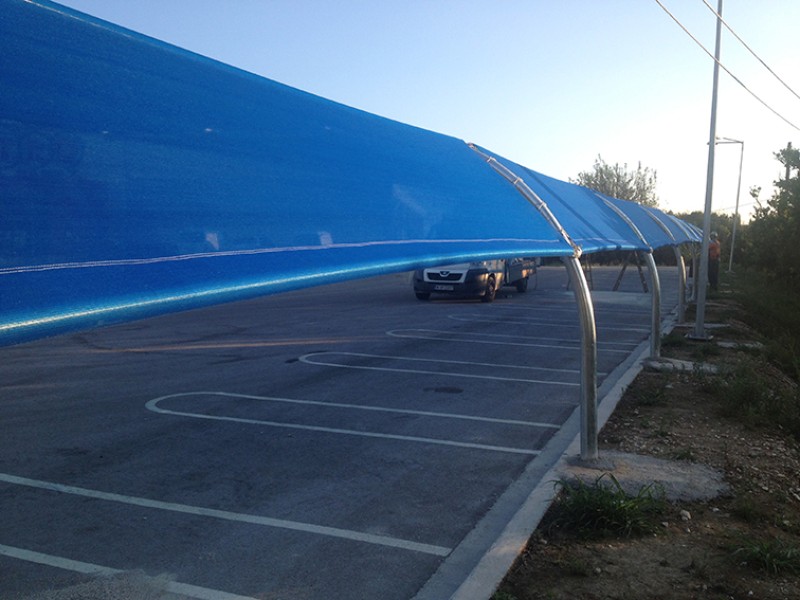 Car-Park shades @ METRO supermarket, Arta