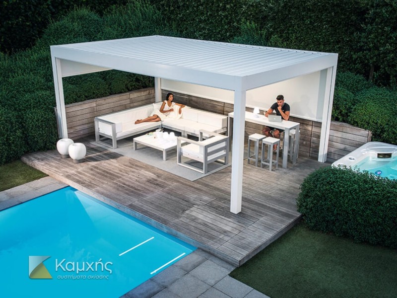 CAMARGUE - LOUVERED ROOF PERGOLA