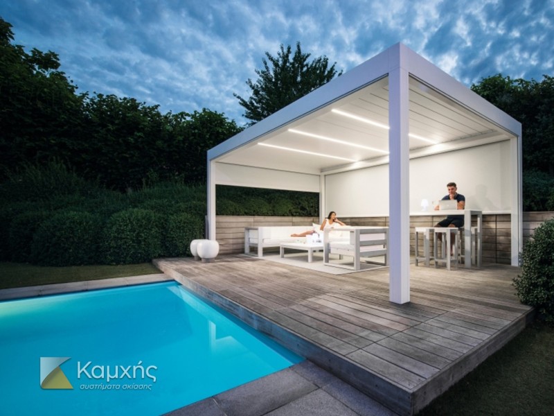 CAMARGUE - LOUVERED ROOF PERGOLA