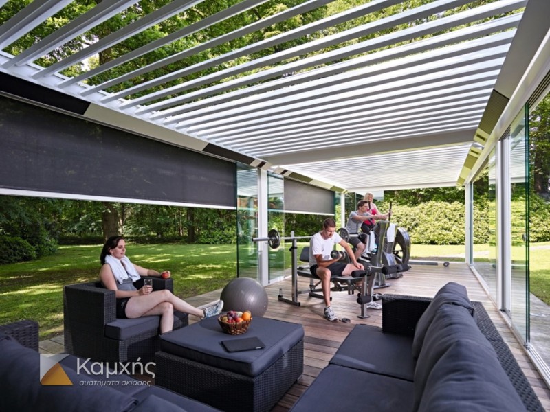 CAMARGUE - LOUVERED ROOF PERGOLA