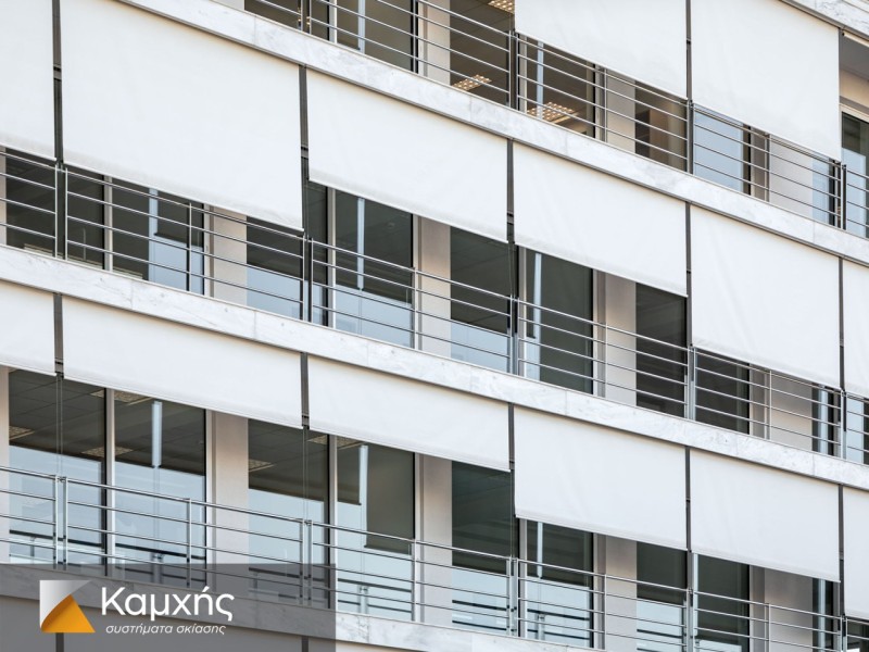 Novoline vertical shading systems @ Office building, Glyfada