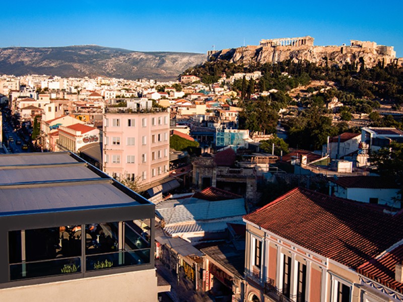 Motorised roofs and glass systems @ Mira-Me boutique Hotel, Athens