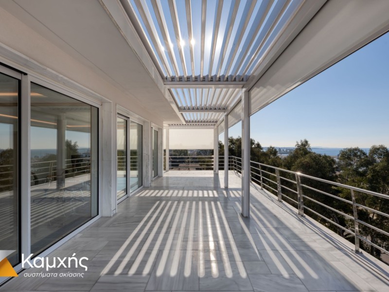 Bioclimatic pergola systems @ Office building, Glyfada