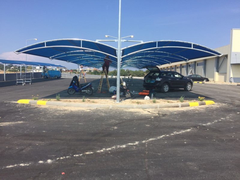 Car-Park shades @ METRO Supermaket, Rhodos