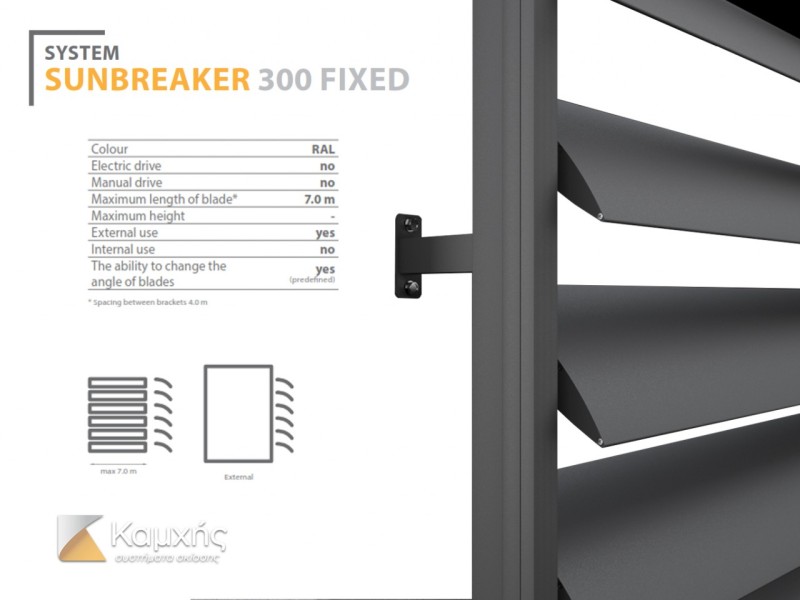 ALUMINUM BLADES SUNBREAKER 300